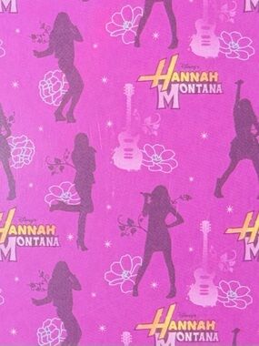 Hannah Montana Purple Fleece Blanket NWT